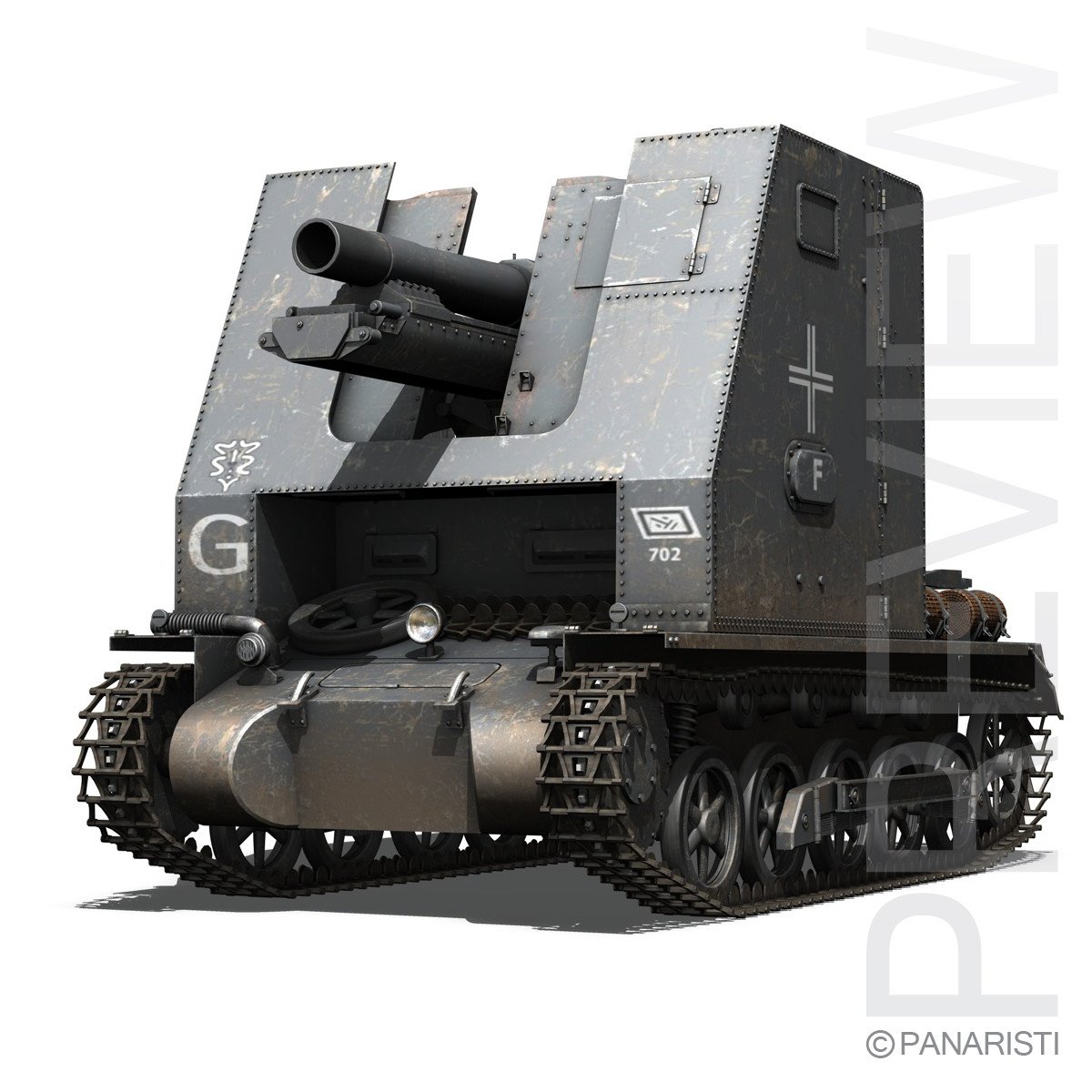 Сау бизон. Танк Sturmpanzer 1 Bison. Штурмпанцер 1 Бизон. Танк Sturmpanzer 2. САУ Bison 1.