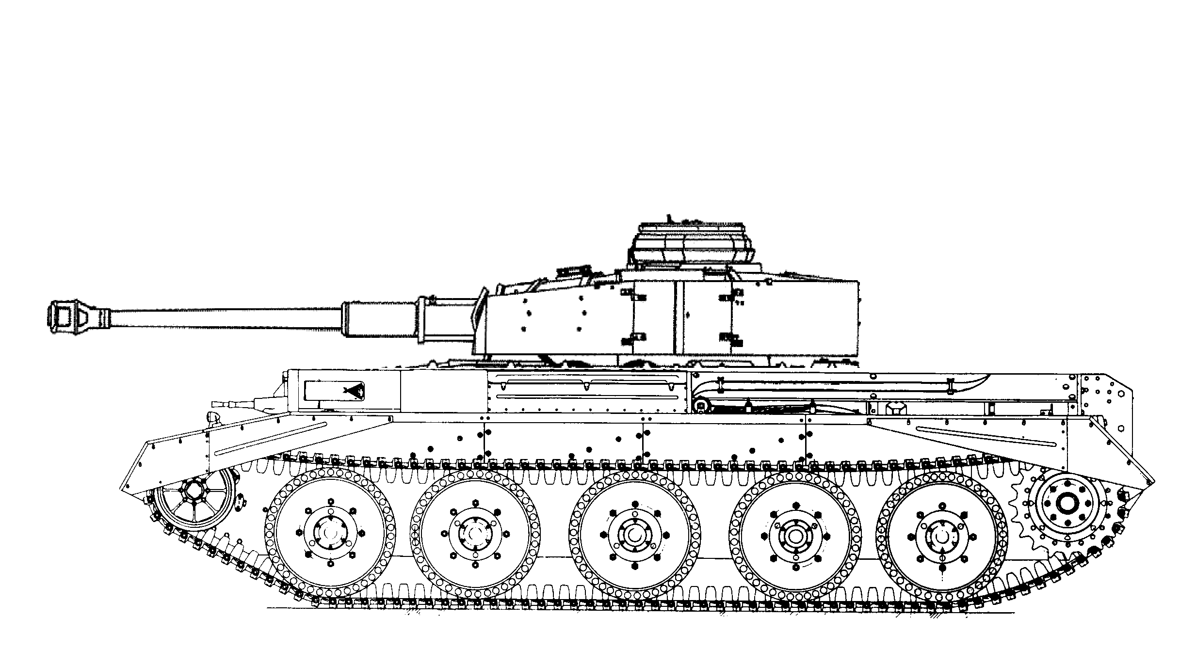 Технический рисунок танка