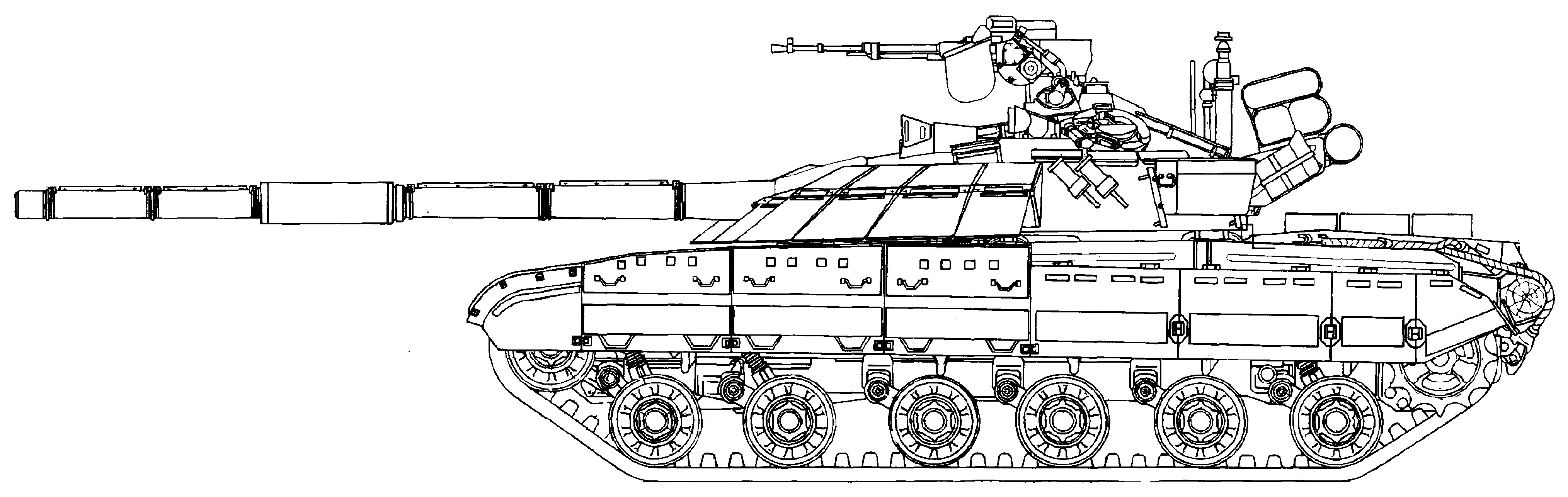 Шасси танка т80