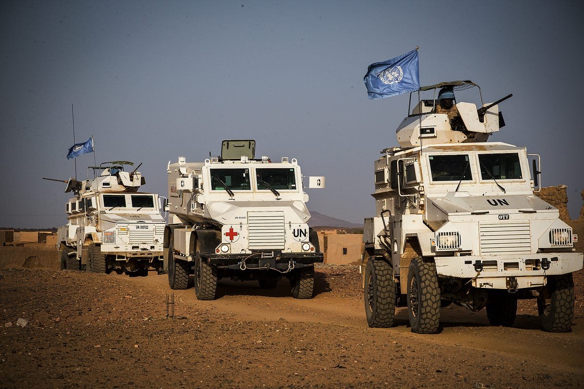 Техника миротворцев ООН