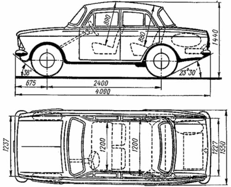 Автомобиль ГАЗ м20 победа