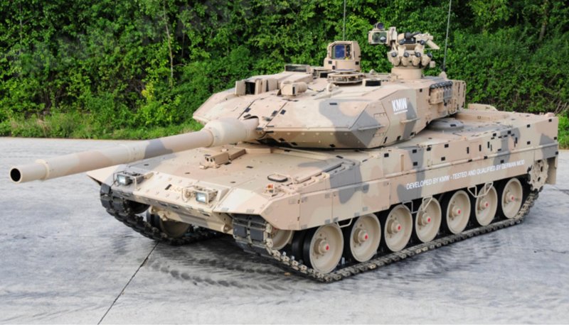 Танк Leopard 2a7+