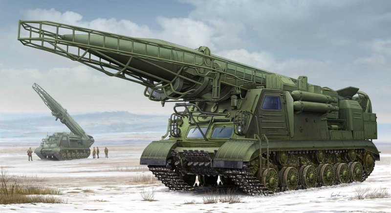 01024 1/35 Ex-Soviet 2p19 Launcher w/r-17 Missile (SS-1c Scud b)
