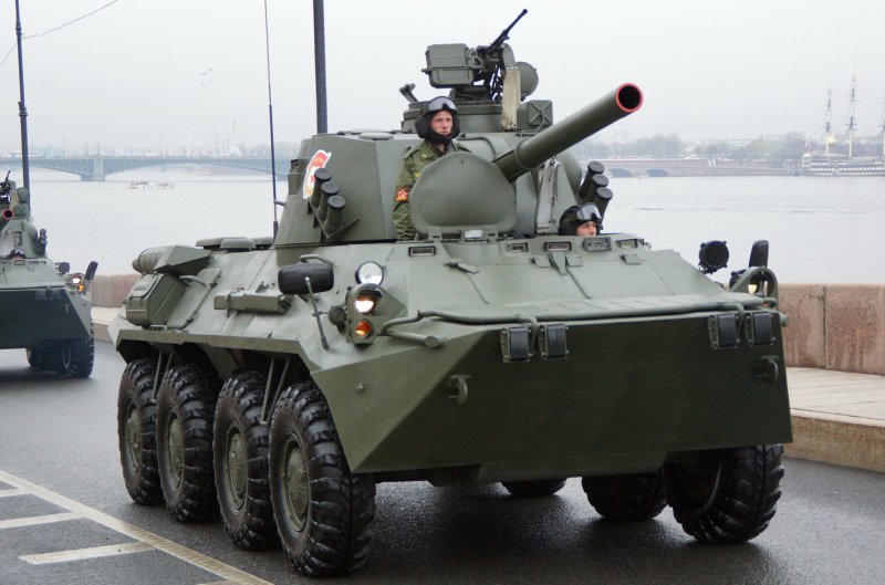 БТР 80 морской пехоты