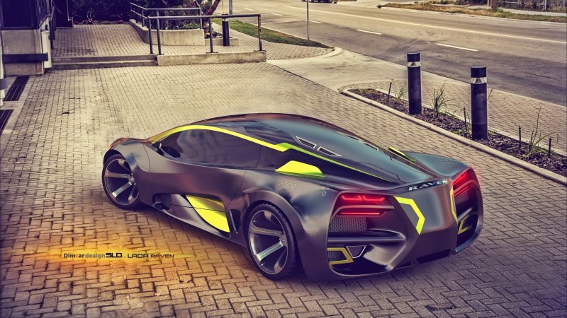 Суперкар Lada Raven 2021