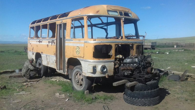 ПАЗ 3205 армейский