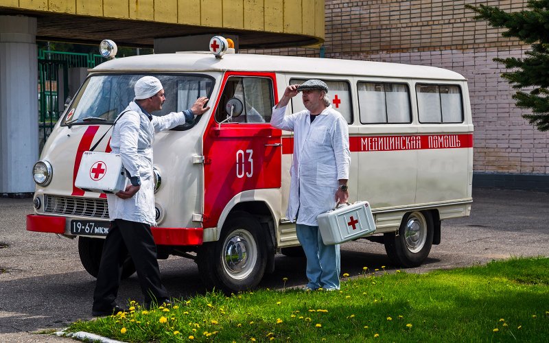 УАЗ Буханка скорая салон