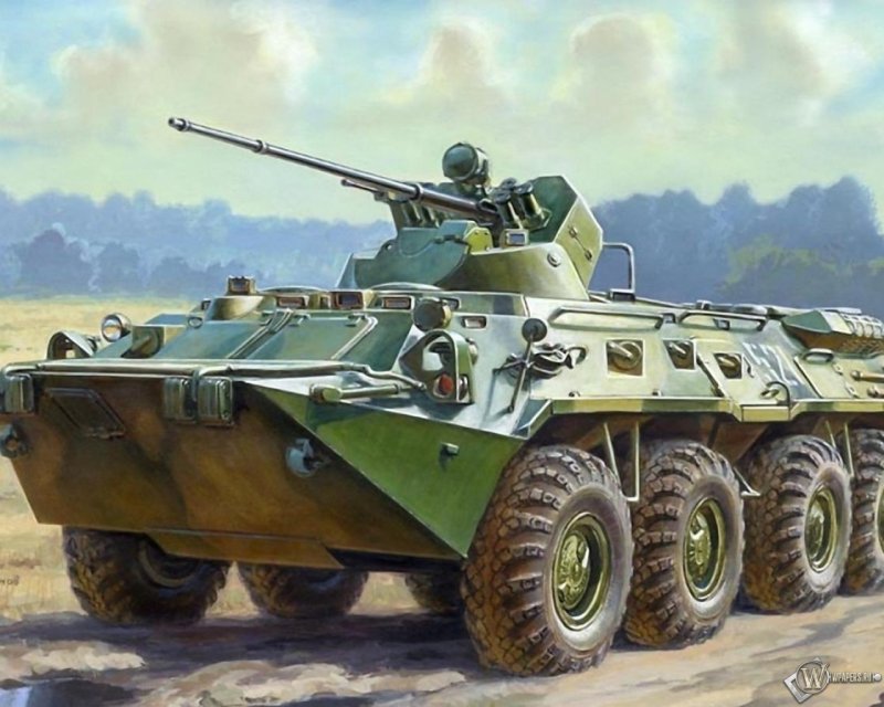 БТР-80 бронетранспортёр 82