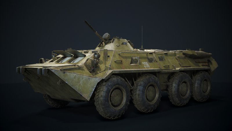 БТР-80 бронетранспортёр модель