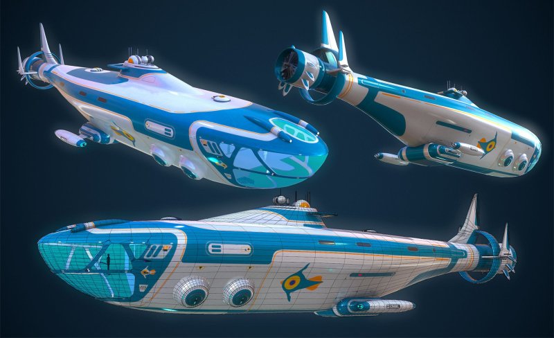 Subnautica субмарина Драконис