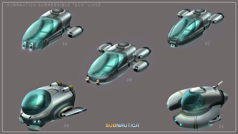 Subnautica Циклоп концепт арт