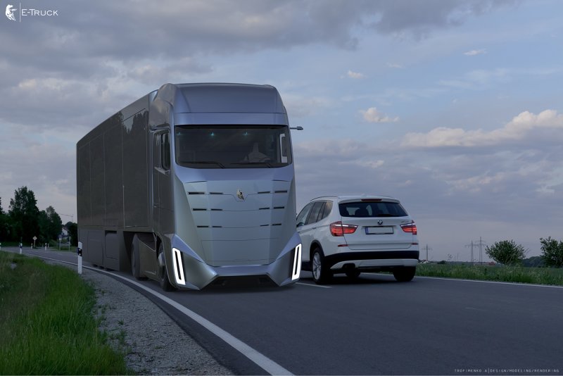 Будущего тягач КАМАЗ