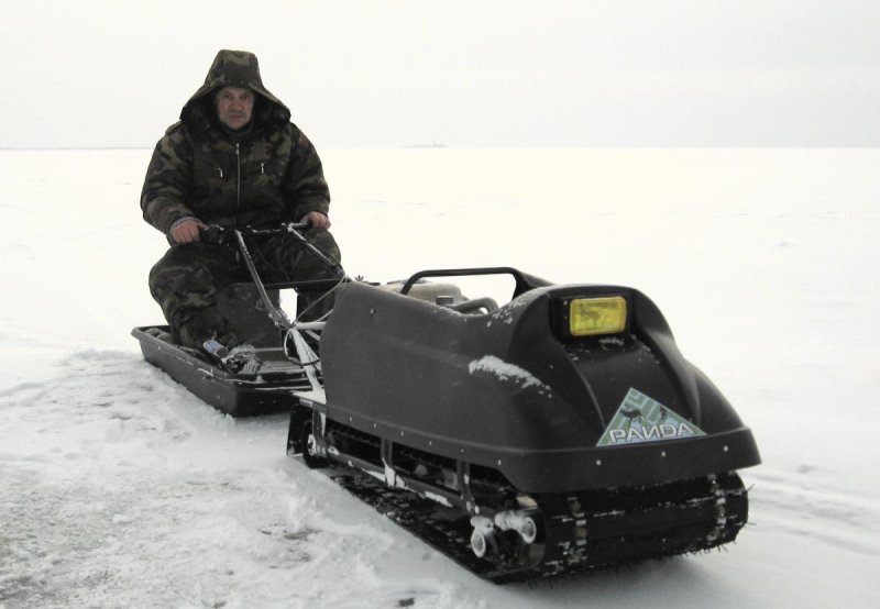 Мотобуксировщик снежок д500