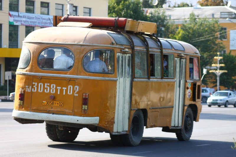 ПАЗ 672 сзади