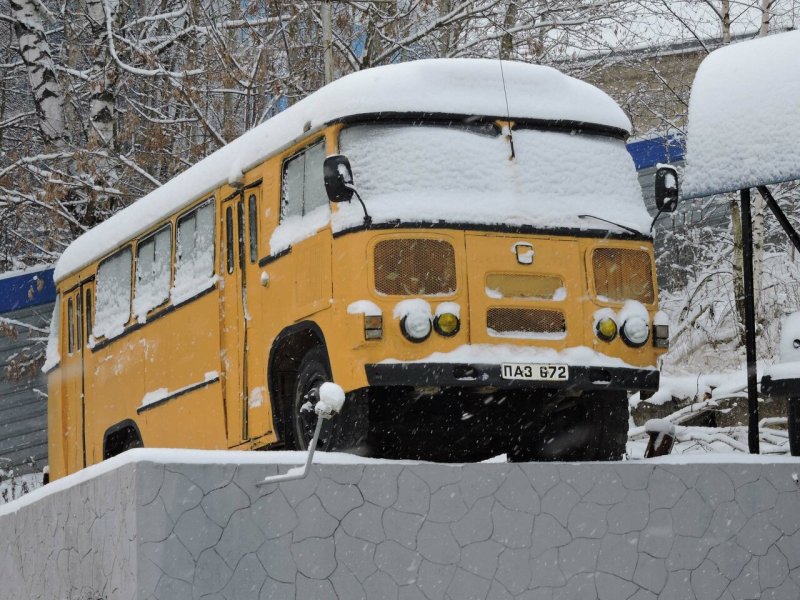 ПАЗ 672 диорама