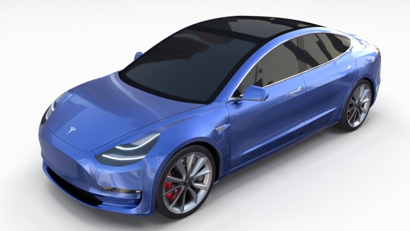 Tesla model 3 STL
