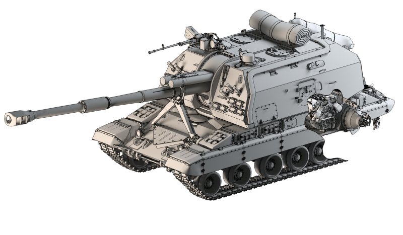 Самоходная гаубица 2с19м2