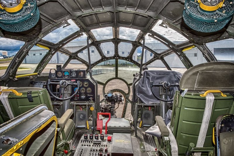 Boeing b-29 Superfortress кабина