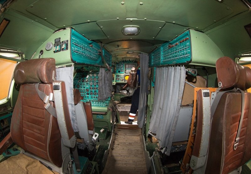 Ту-95мс кабина пилотов