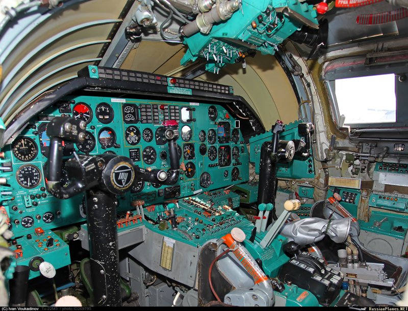 Кабина штурмана ту-22р