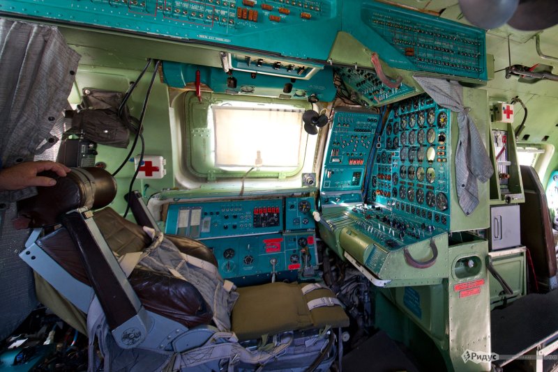 Ту-95мсм кабина