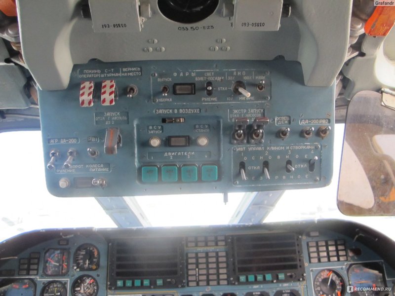 Панель штурмана ту-160