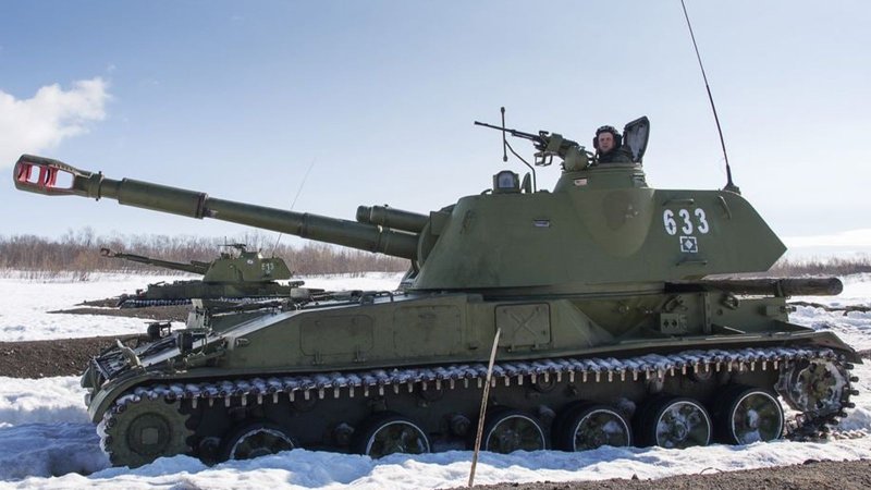 Самоходная гаубица 2с3 Акация
