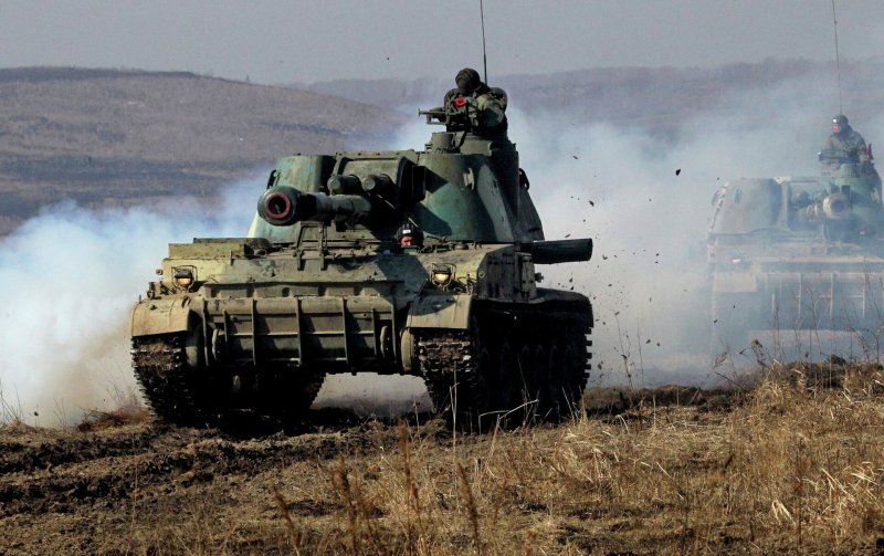 САУ 2с3 Акация в Сирии
