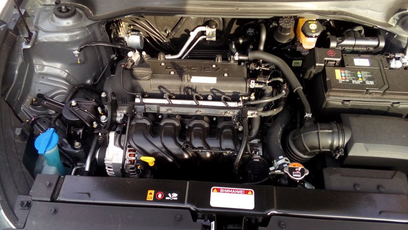 Kia Rio x двигатель
