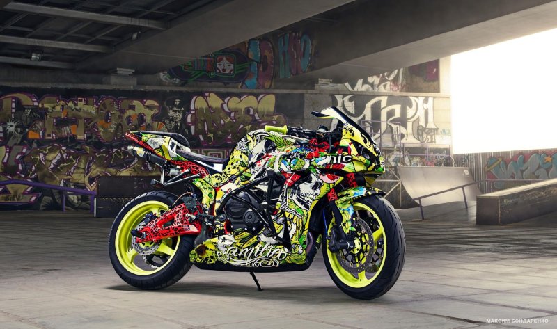 Honda cbr600rr стант