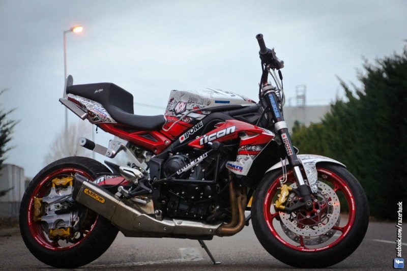 Triumph Street Triple 675 Stunt Bike