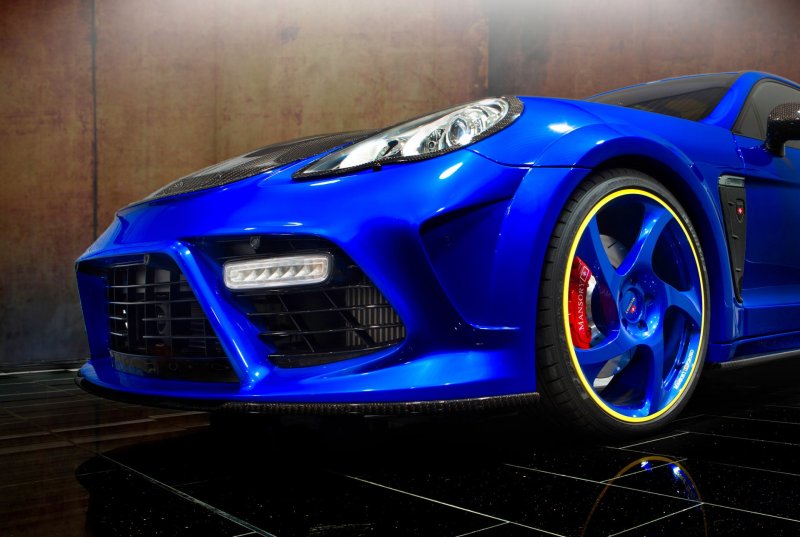 Синий Панамера Mansory