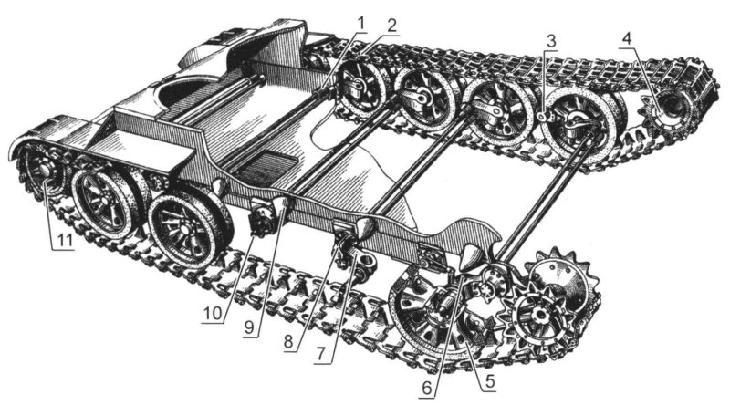 Т 62 гусеницы