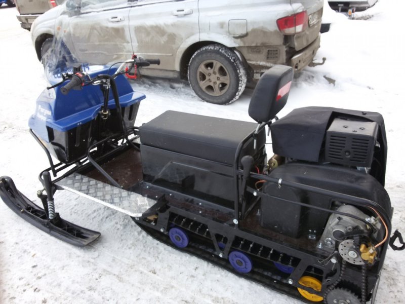 Мотобуксировщик мужик Люкс v500