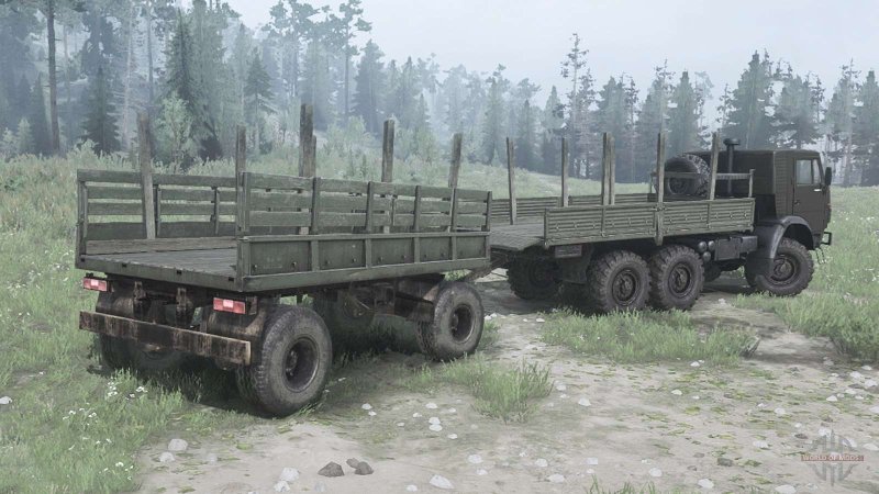 КАМАЗ 4310 новая кабина