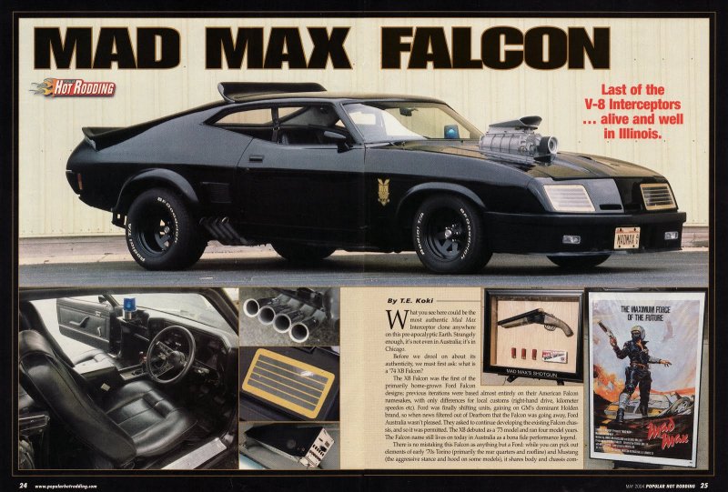 Ford Falcon Mad Max Interceptor чертеж