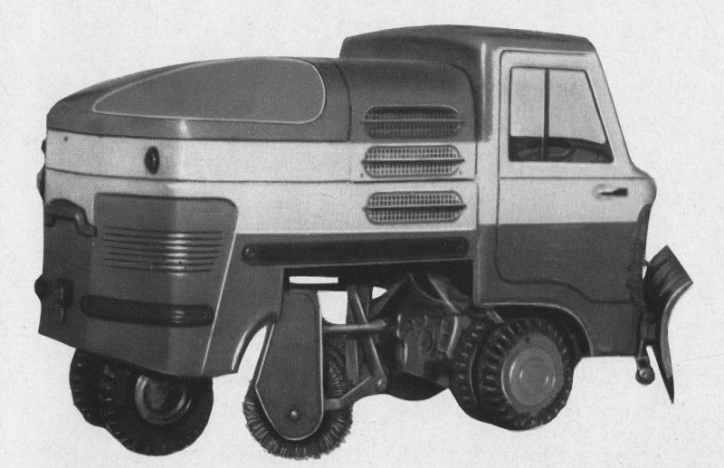 Советский мусоровоз ГАЗ 53