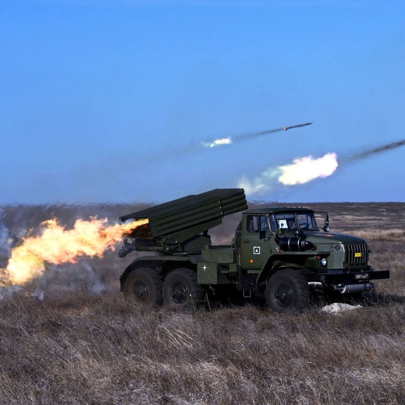 РСЗО БМ-21 град