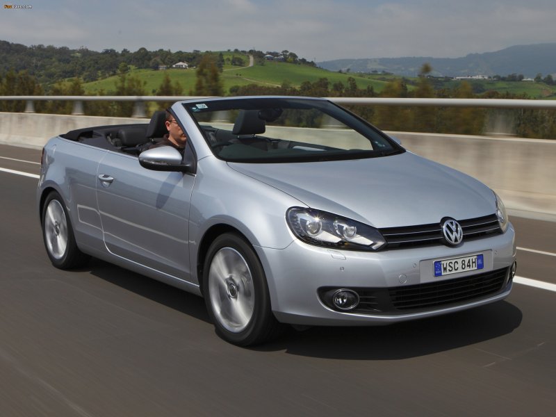 Volkswagen Golf, 2011 кабриолет