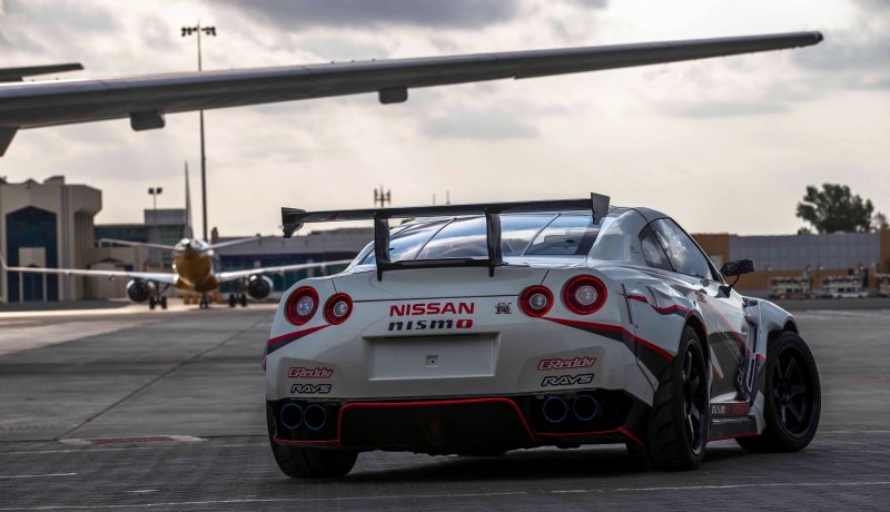 Nissan GTR r35 в дрифте