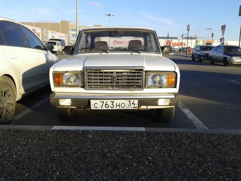 ПТФ на ВАЗ 2107