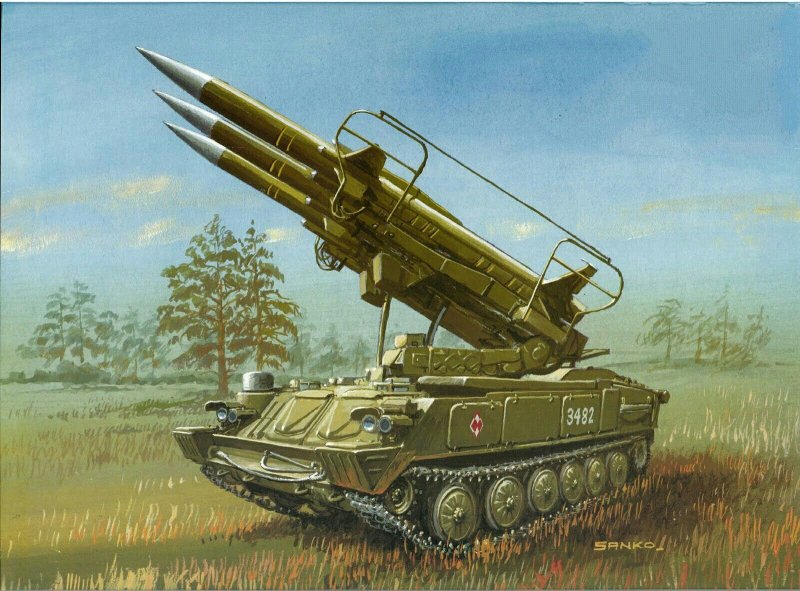 Модель для склеивания ЗРК