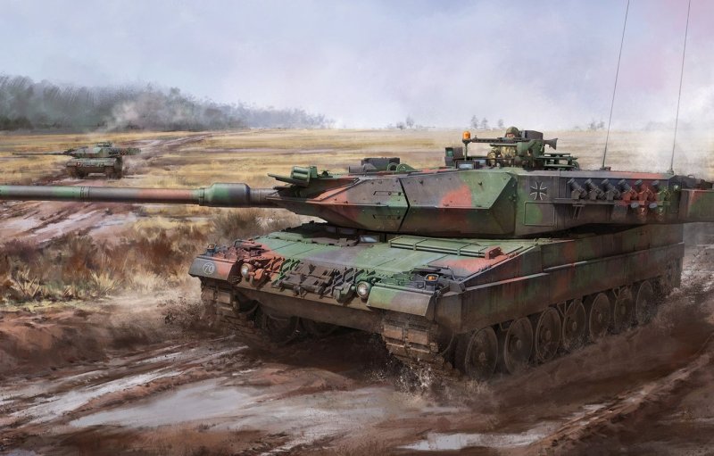 TS-042 Meng model германский танк Leopard 2a7+ 1/35