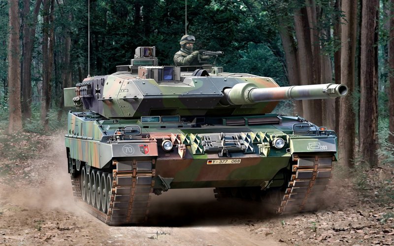 Leopard 2a6m MBT Revell 03180