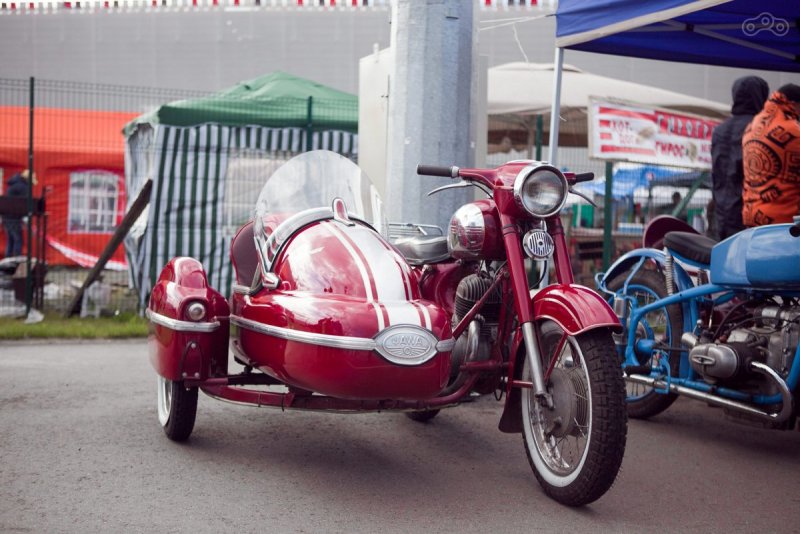 Jawa 350 c коляской