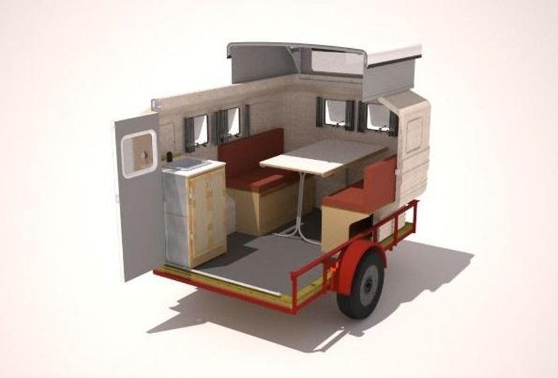 Прицеп автодом капля