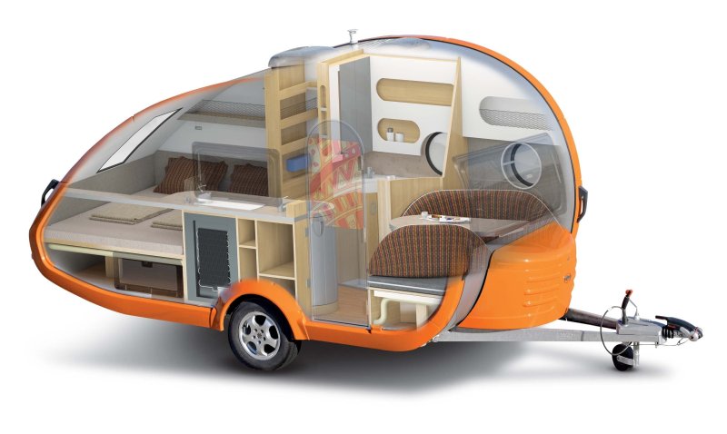 Прицеп двухосный автодом