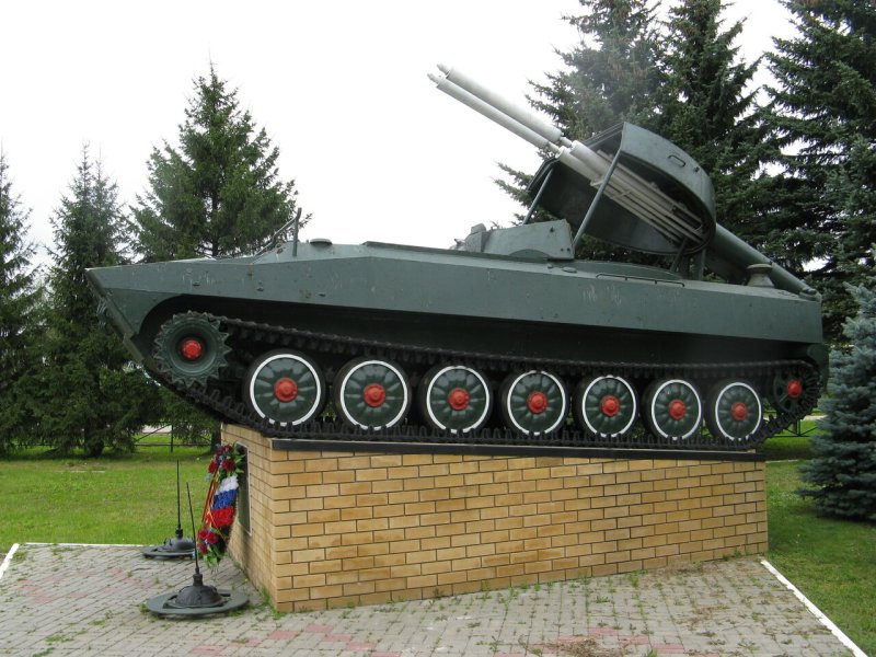 Пожарная машина ветерок на базе танка т-34