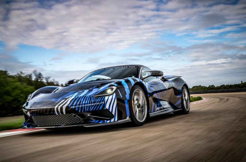 Pininfarina Battista Hyper ev двигатель