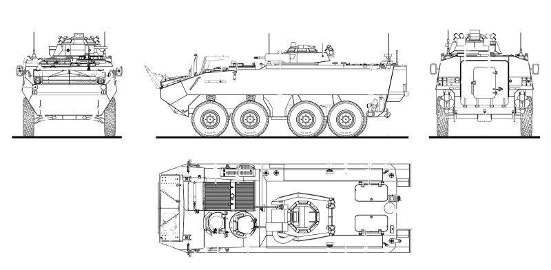 БТР-87 технические характеристики